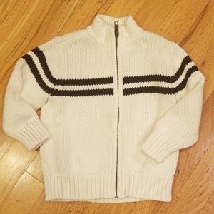 Boy's Zip-Up Sweater - Size 18-24 months